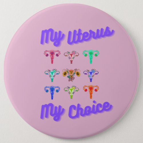 My Uterus My Choice Button