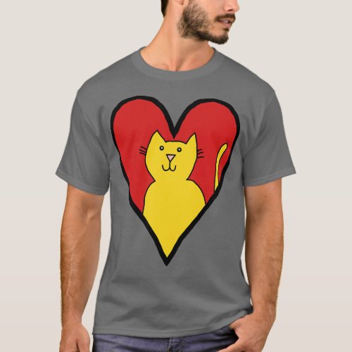 My Valentine Cat T_Shirt
