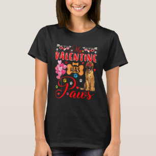 My Valentine Has Paws Cute Leonberger Sunglasses H T-Shirt