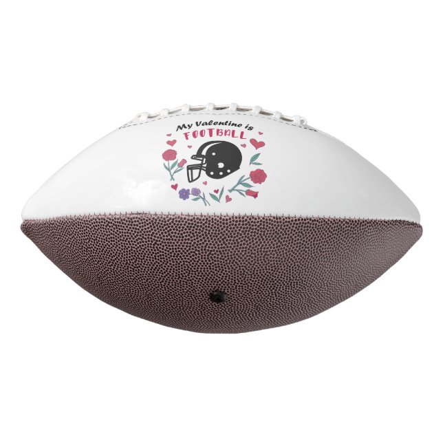 My Valentine is Football Invitation Postcard T-Shi (Rotated 270)