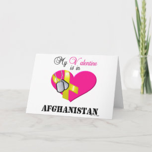 My Valentine is in Afghanistan Holiday Card