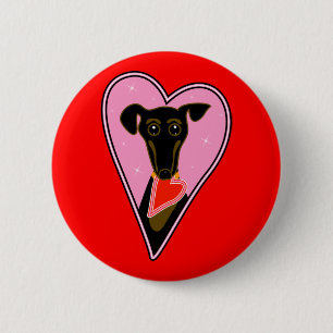 My Valentine Pinback Button