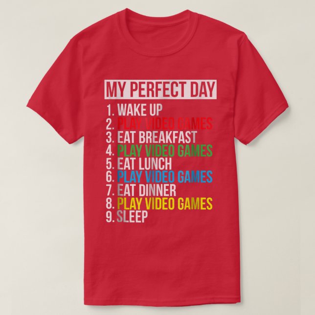 My Video Games Every Holiday 2022 Cool Gamer Gift  T-Shirt (Design Front)