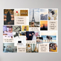 My Vision Board My Dreams Poster