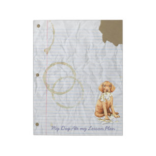 My Vizsla Ate my Lesson Plan Notepad