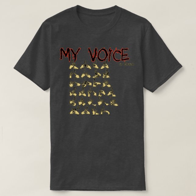My voice in Britain T-Shirt (Design Front)