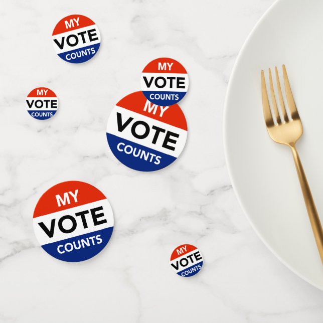 My Vote Counts Confetti (Group)