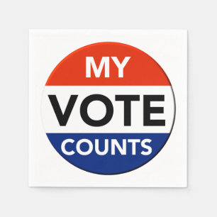My Vote Counts Napkins