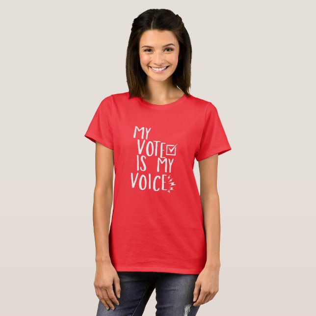 My Vote is My Voice Tee (Front Full)