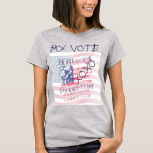 My vote XOXO USA Hillary 4 President American T-Shirt