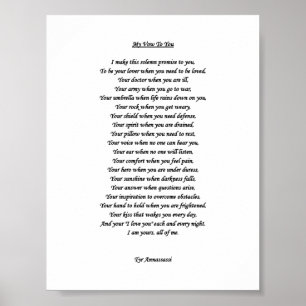 MY VOW POSTER