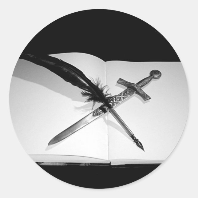 My Weapons Classic Round Sticker (Front)