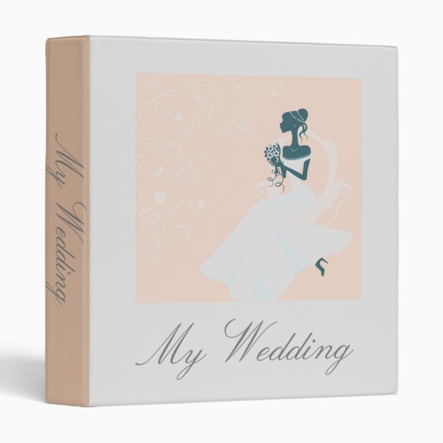 My Wedding Elegant memories and inspiration folder (Front/Spine)
