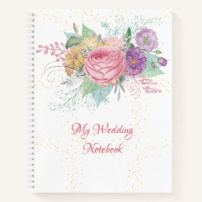 My Wedding Notebook Spring Bouquet (Front)