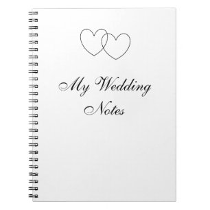 "My Wedding Notes" Notebook