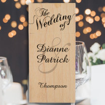 My Wedding Photos, Monogram Wood Flash Drive
