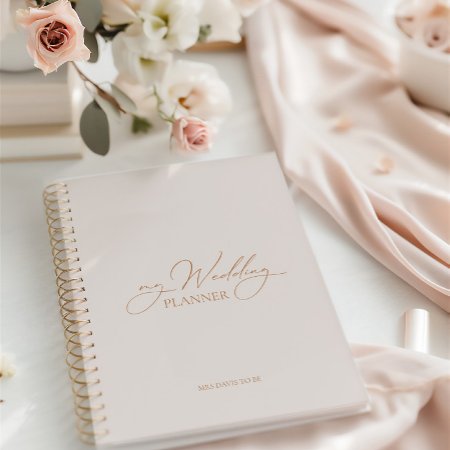 "my Wedding Planner" Modern Elegant Wedding Plans  Planner
