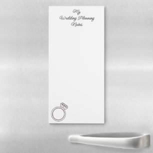 "My Wedding Planning" Magnetic Notepad