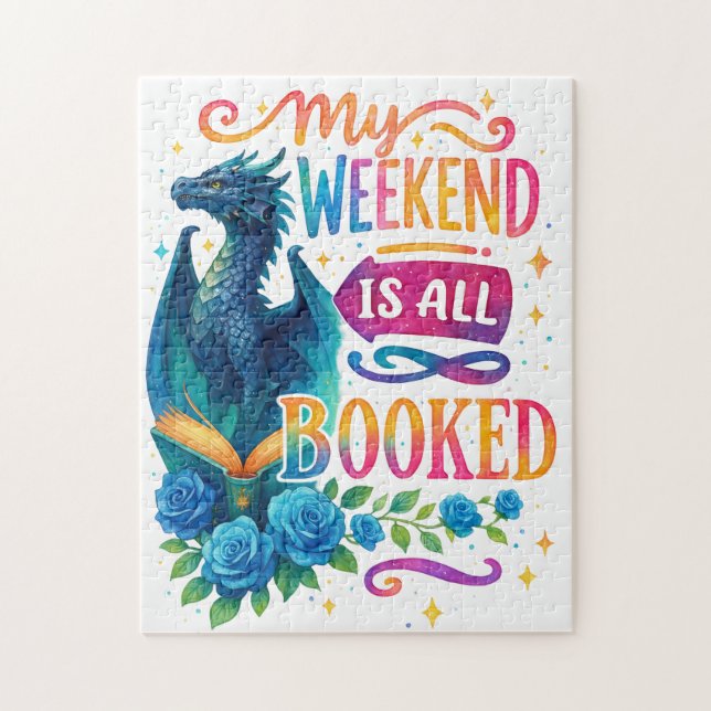 My Weekend Is All Booked  Jigsaw Puzzle (Vertical)