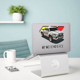 My Weekend Office Tacoma Off-Road Pickup Sticker