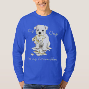 My Westie Ate My Lesson Plan T-Shirt