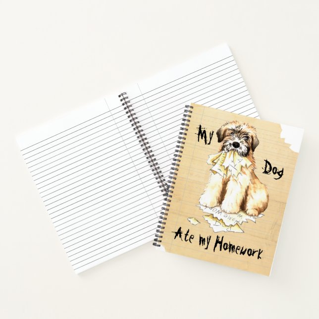 My Wheaten Ate My Homework Notebook (Inside)