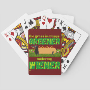   "MY WIENER"  POKER CARDS