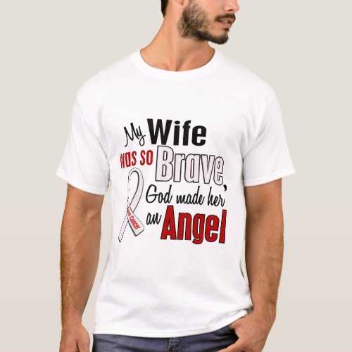 My Wife Is An Angel Lung Cancer T_Shirt