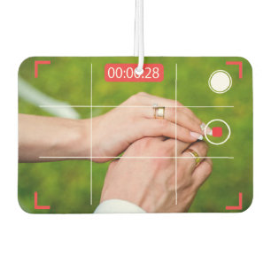 My Wife, My Life - Custom Elegant Photo Rec Car Air Freshener