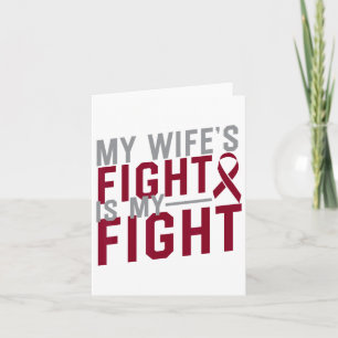My Wife's Fight Is My Fight Sickle Cell Anemia Awa Card