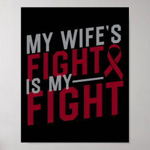 My Wife's Fight is My Fight Sickle Cell Anemia Awa Poster