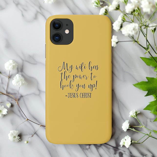 My WiFi Has Power Jesus Christ Fun Case-Mate iPhone Case (Creator Uploaded)