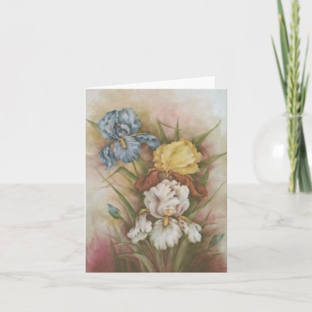 My Wild Iris Note Card (Front)