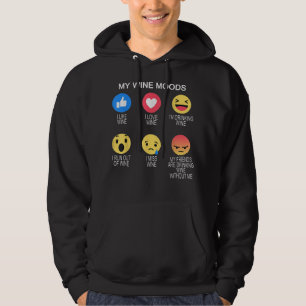 My wine moods T-shirt Hoodie