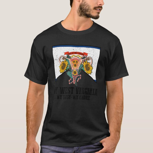 My Wisconsin My Body My Choice Western Pro Choice  T-Shirt (Front)