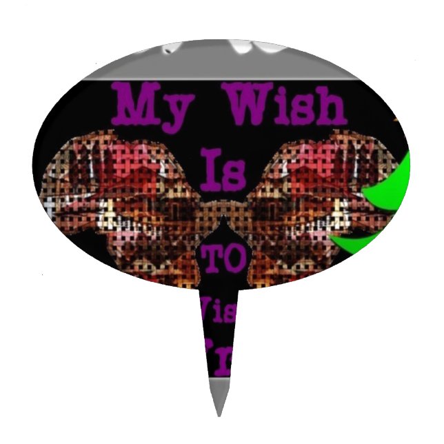 My Wish Cake Topper (Front)