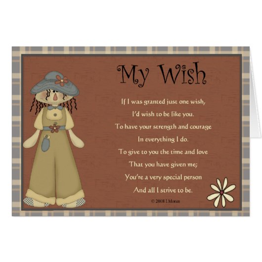 My Wish Cards (Front Horizontal)