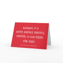 My Wish for 2021 | Red Happy New Year Holiday Card My Wish for 2021 | Red Happy New Year Holiday Card