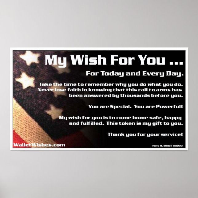 My Wish For You... Poster (Front)