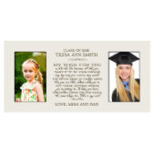 My Wish Ivory Graduation Double Picture Frame (Front)