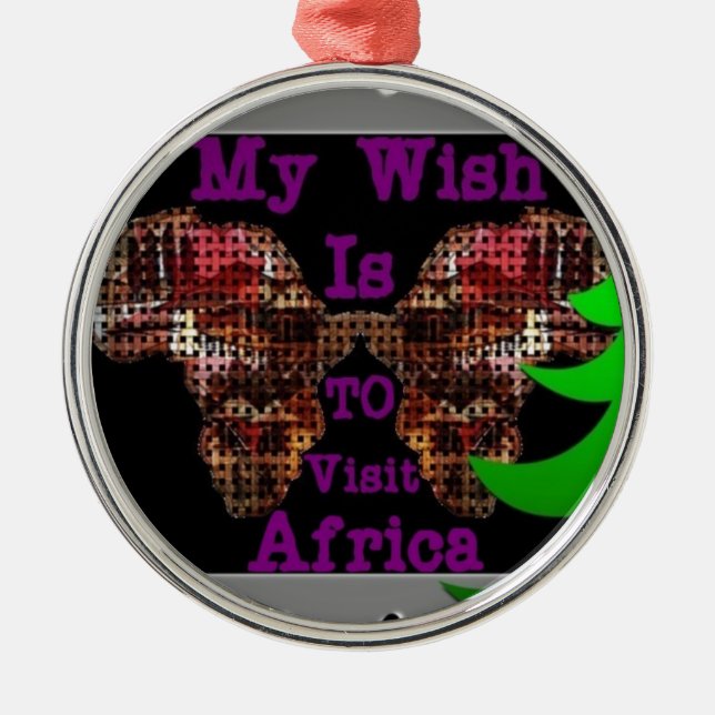 My Wish Metal Ornament (Front)