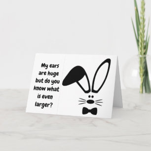 MY WISHES FOR EASTER ARE LARGER THAN MY EARS! HOLIDAY CARD
