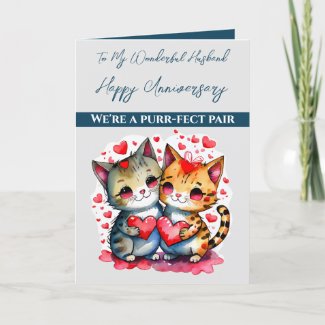 My wonderful Husband cat love Anniversary