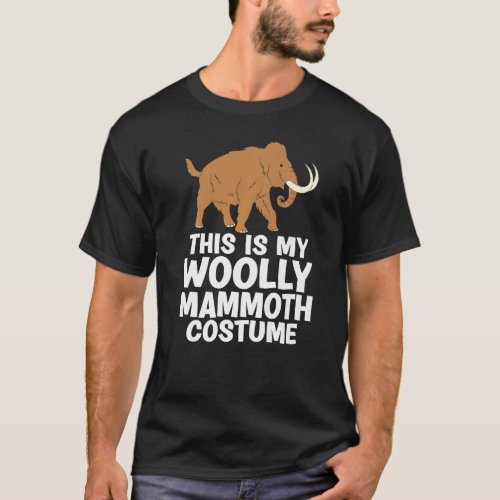My Woolly Mammoth Costume Extinct Animal Prehistor T_Shirt