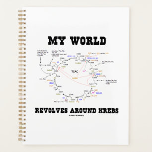 My World Revolves Around Krebs Biochemistry Humor Planner