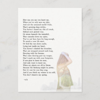 My World Within Postcard