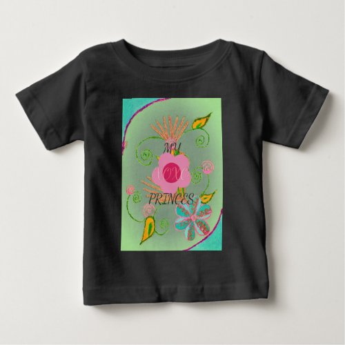 My XOXO Little Princess Design Baby T_Shirt