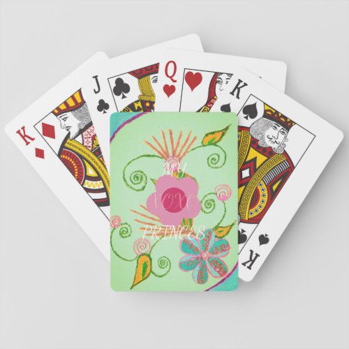 My XOXO Little Princess Design Playing Cards