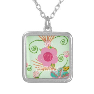 My XOXO Little Princess Design Silver Plated Necklace