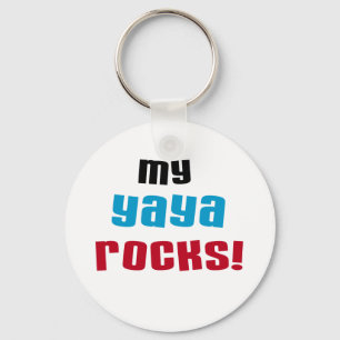 My Yaya Rocks T shirts and Gifts Keychain